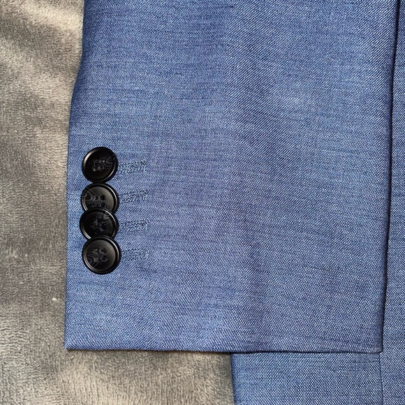 Blue-silver sports coat from H&M - Picture 3 of 6